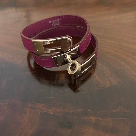 Authentic Hermes Kelly Double Tour Bracelet - Picture 1 of 7